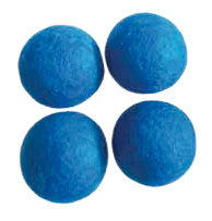 100% Wool Ball - 1.66" Blue